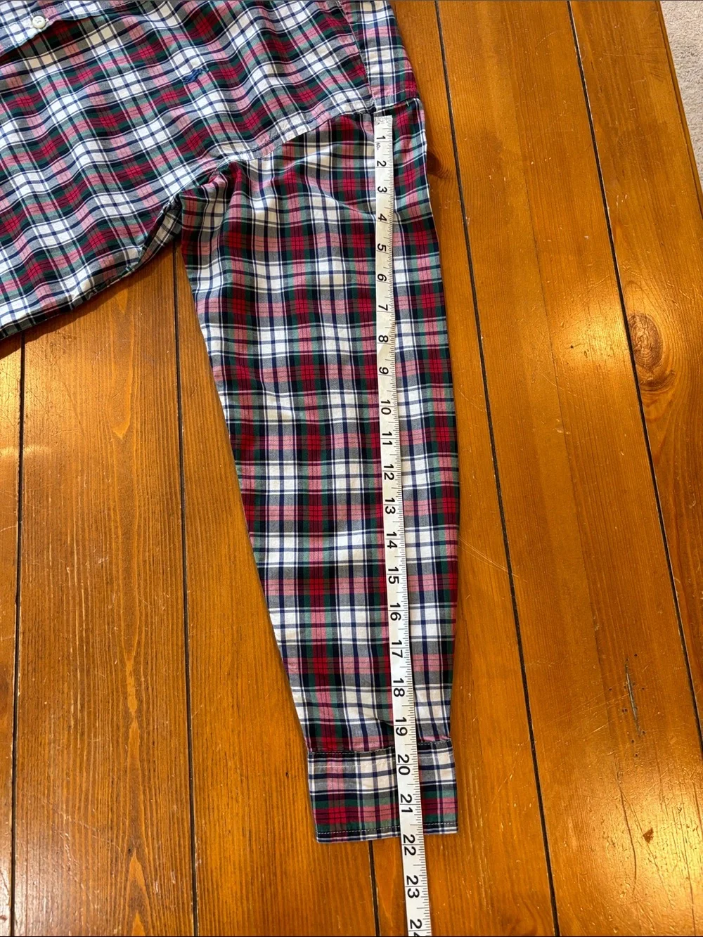 Ralph Lauren Multicolor Tartan Plaid Button-Down Shirt Boys Size L (14-16) EUC